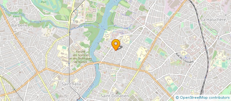 localisation de l'entreprise LA LUTINERIE  NANTES