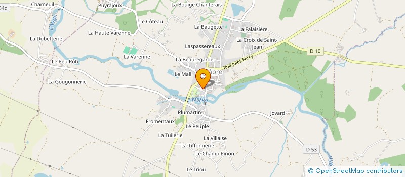 localisation de l'entreprise LA LUZERAIZE à BELABRE