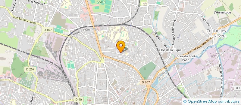 localisation de l'entreprise LA LYCEENNE à NEVERS