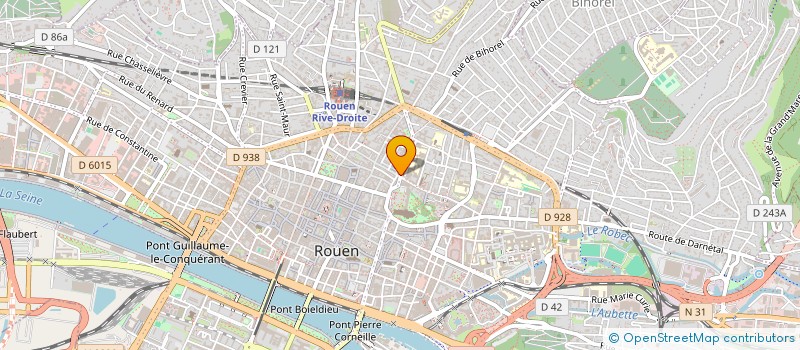 localisation de l'entreprise LA LYCORNE à ROUEN