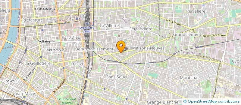 localisation de l'entreprise LA LYONNAISE DE RENOVATION  LYON