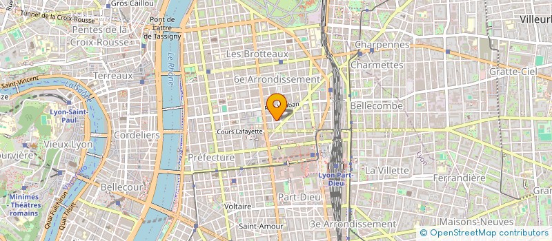 localisation de l'entreprise LA LYONNAISE FONCIER CONSEIL à LYON