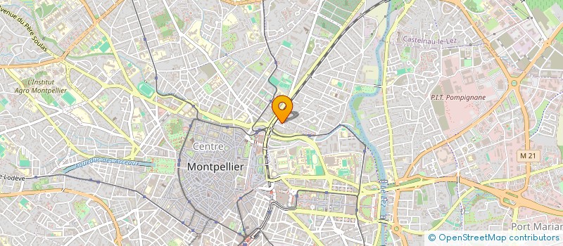 localisation de l'entreprise LA LYRE à MONTPELLIER
