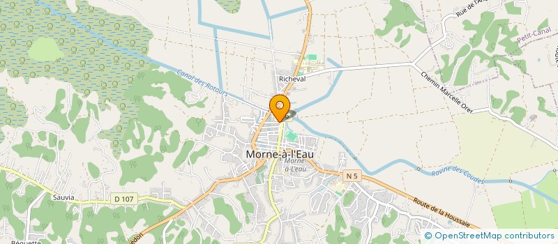 localisation de l'entreprise LA LYRE à MORNE-A-L'EAU