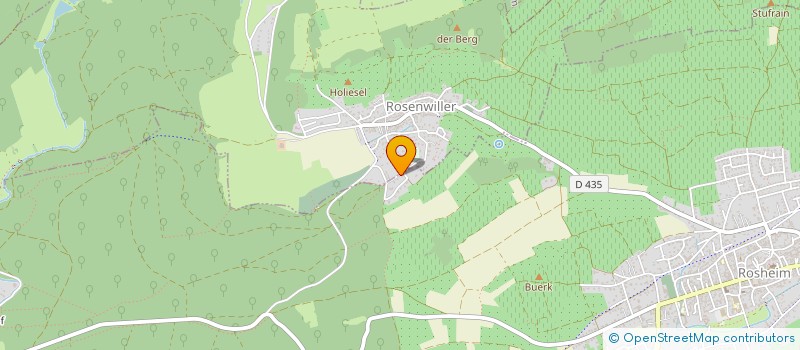 localisation de l'entreprise LA LYRE  ROSENWILLER