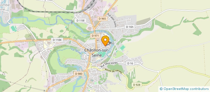 localisation de l'entreprise LA LYRE CHATILLONNAISE  CHATILLON-SUR-SEINE