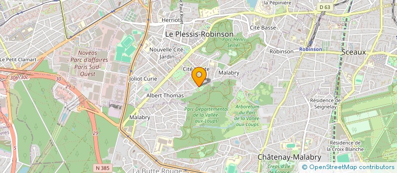 localisation de l'entreprise LA LYRE DU PLESSIS ROBINSON à LE PLESSIS-ROBINSON