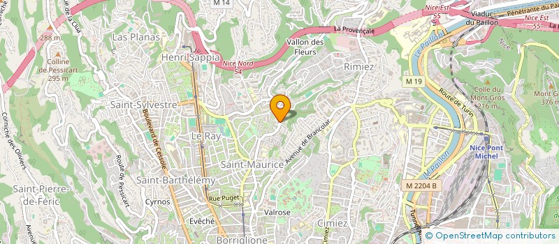 localisation de l'entreprise LA LYRE IMAGINAIRE  NICE