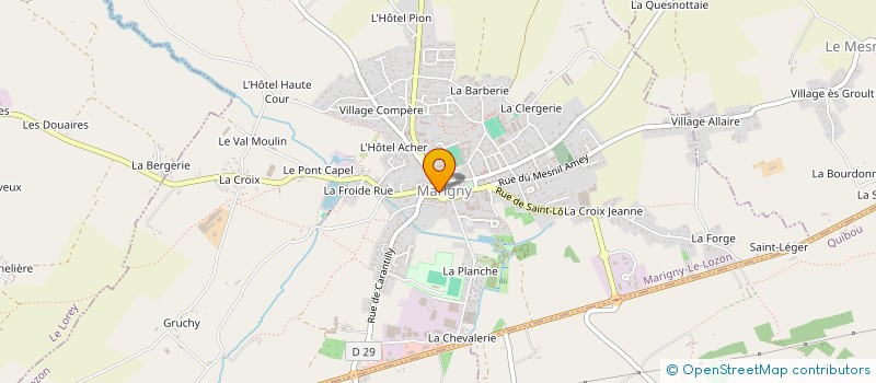 localisation de l'entreprise LA LYRE MARIGNAISE  MARIGNY-LE-LOZON