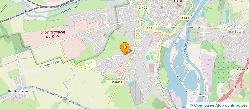 localisation de l'entreprise LA LYRE TOULOISE SOCIETE MUSIQ  TOUL