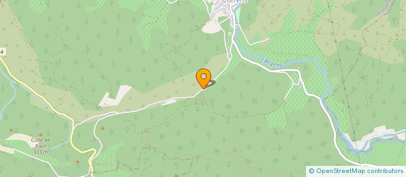 localisation de l'entreprise LA LYRONE à CORRENS
