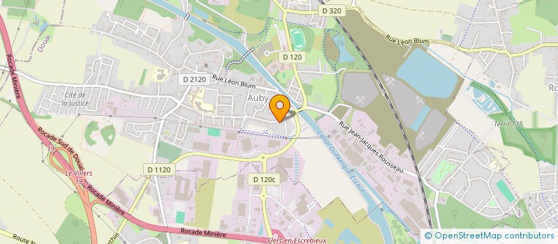 localisation de l'entreprise LA M.O.A FRITES  AUBY