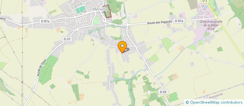 localisation de l'entreprise LA MAAT  MERVILLE