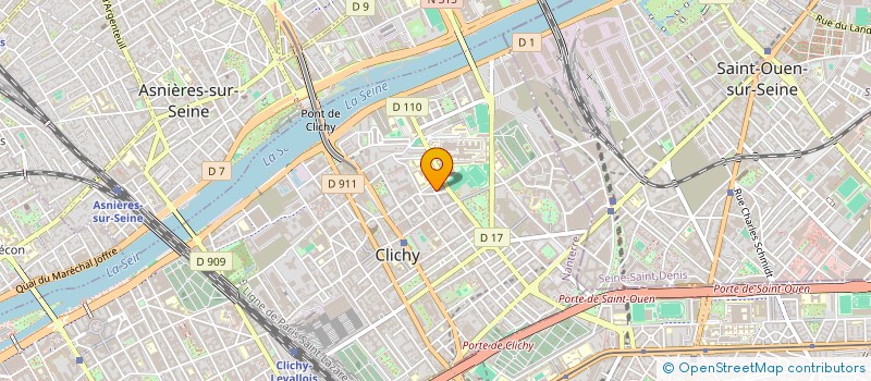 localisation de l'entreprise LA MABRICE à CLICHY