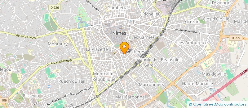 localisation de l'entreprise LA MACARENA  NIMES