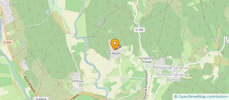 localisation de l'entreprise LA MACAZA  SAINT-BENEZET