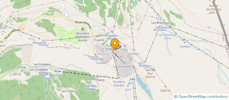 localisation de l'entreprise LA MACHECROUTE à MORZINE