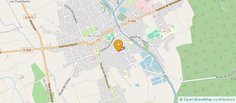 localisation de l'entreprise LA MACHINE  MONTECH