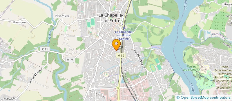 localisation de l'entreprise LA MACHINE A PIECES  SUCE-SUR-ERDRE