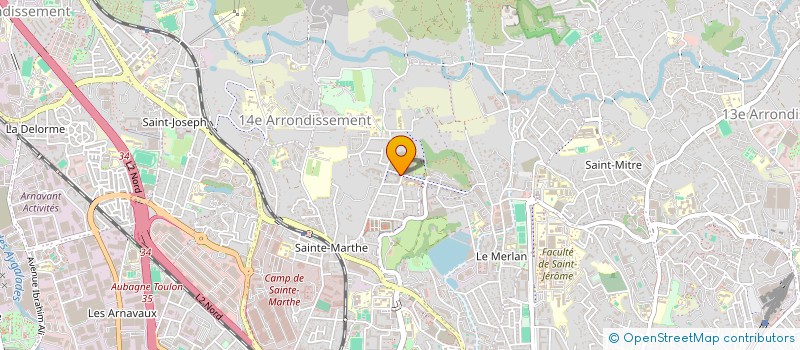 localisation de l'entreprise LA MACHINE FUTSAL  MARSEILLE