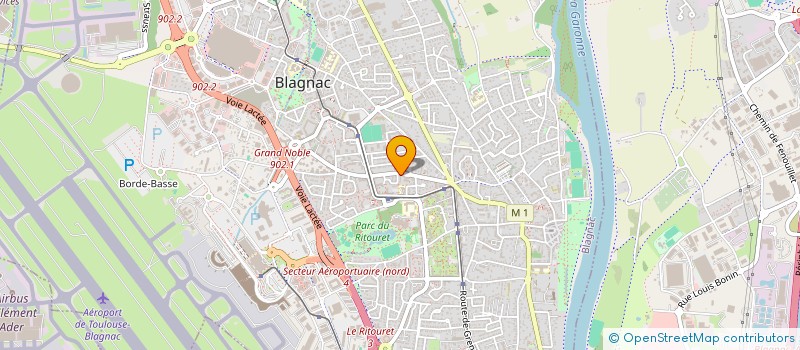 localisation de l'entreprise LA MACHINERIE  BLAGNAC