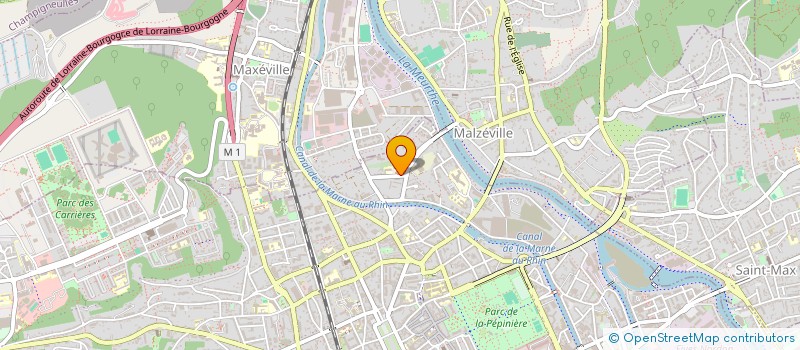 localisation de l'entreprise LA MACHOIRE 36 à NANCY