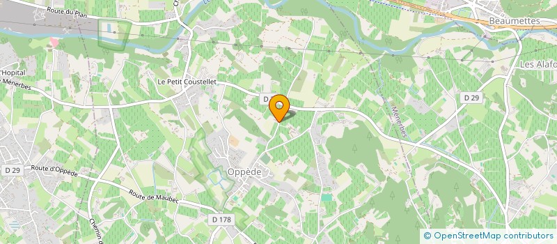 localisation de l'entreprise LA MACHOTTE  OPPEDE