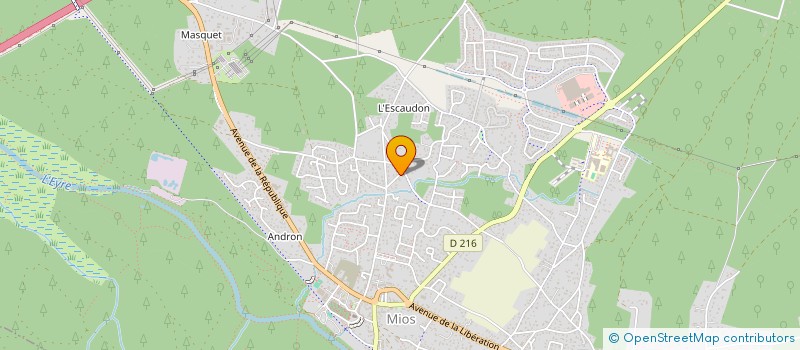 localisation de l'entreprise LA MACONNE  MIOS