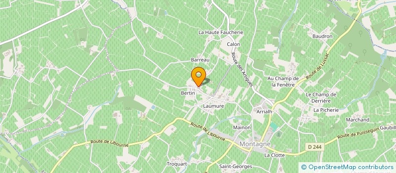 localisation de l'entreprise LA MACONNE  MONTAGNE