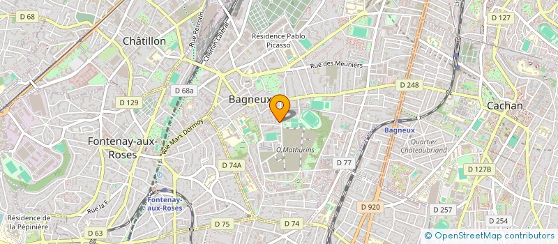 localisation de l'entreprise LA MACONNERIE FRANCAISE à BAGNEUX