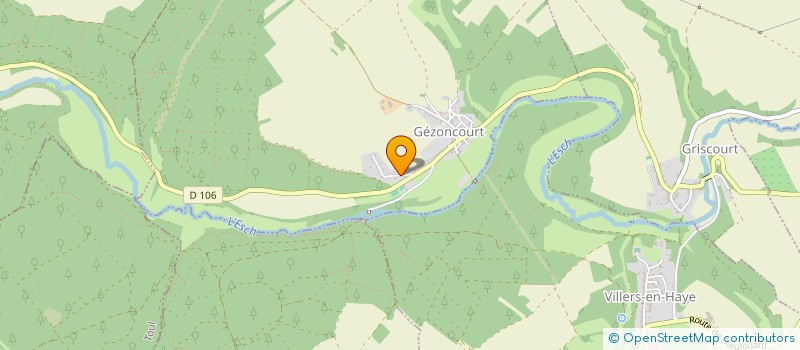 localisation de l'entreprise LA MACONNERIE MODERNE à GEZONCOURT