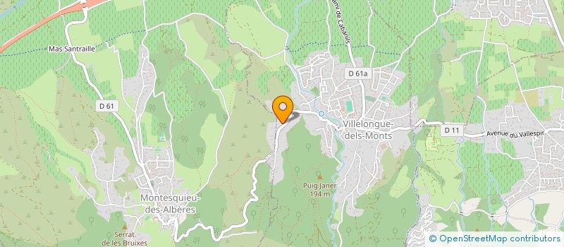 localisation de l'entreprise LA MACTA  ST GENIS DES FONTAINES