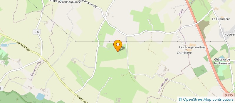 localisation de l'entreprise LA MACTA à GREZ-NEUVILLE