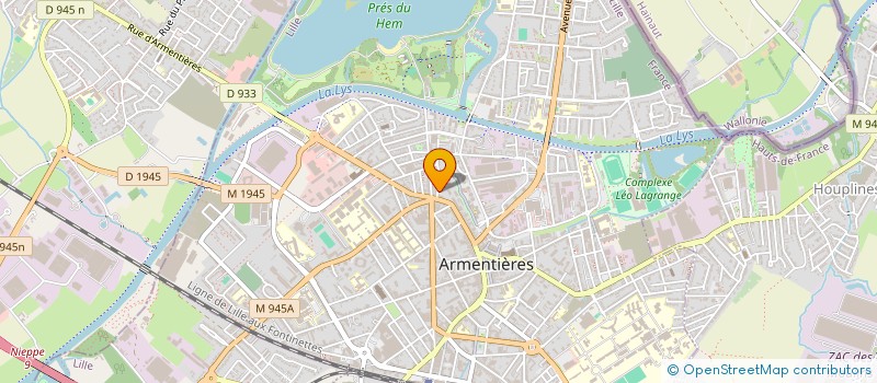localisation de l'entreprise LA MACULE MUTANTE à ARMENTIERES
