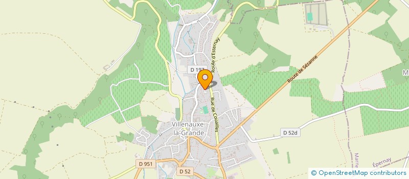 localisation de l'entreprise LA MADAR à VILLENAUXE-LA-GRANDE