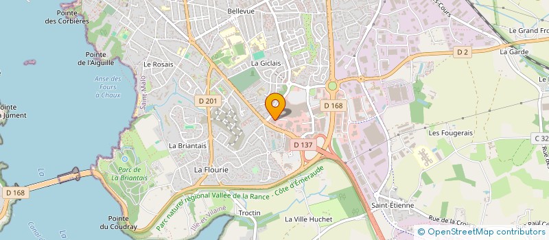 localisation de l'entreprise LA MADELEINE 2000  SAINT-MALO