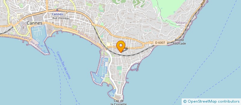 localisation de l'entreprise LA MADELEINE à CANNES
