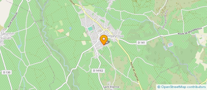 localisation de l'entreprise LA MADELEINE  MONTPEYROUX