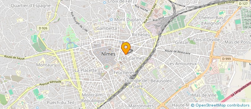 localisation de l'entreprise LA MADELEINE  NIMES