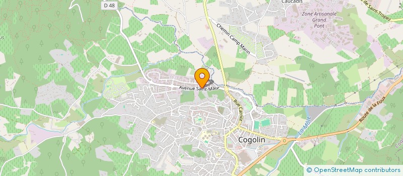 localisation de l'entreprise LA MADELEINE à COGOLIN