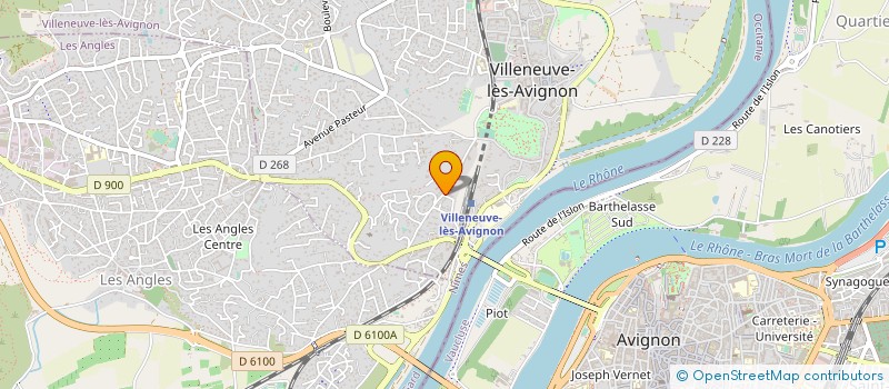 localisation de l'entreprise LA MADELEINE  VILLENEUVE-LES-AVIGNON