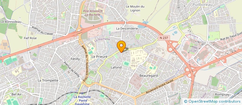 localisation de l'entreprise LA MADELEINE D'ANDRE  LA ROCHELLE