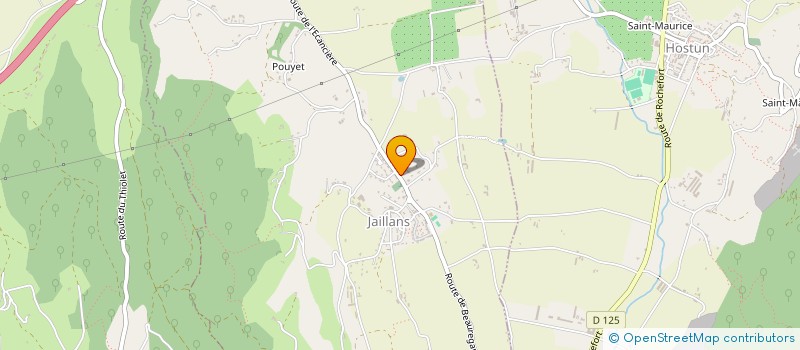 localisation de l'entreprise LA MADELEINE DE JAILLANS  JAILLANS