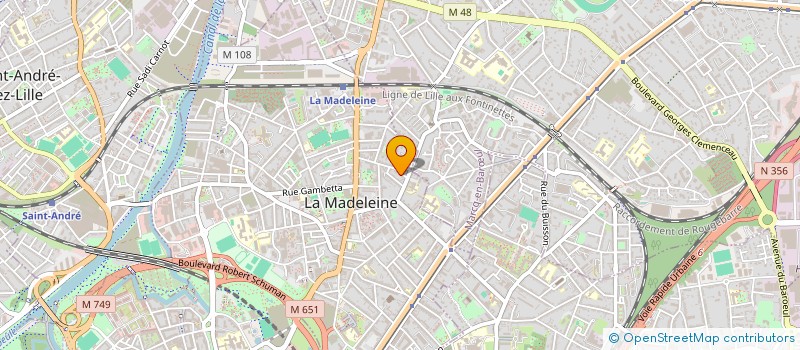 localisation de l'entreprise LA MADELEINE EN TRANSITION à LA MADELEINE
