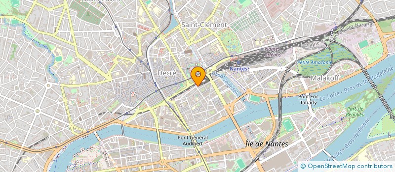 localisation de l'entreprise LA MADELEINE MAISON ROUGE à NANTES