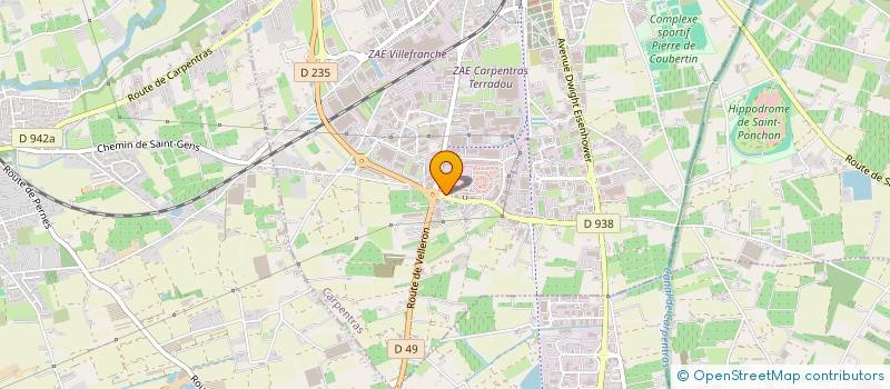 localisation de l'entreprise LA MADELON  CARPENTRAS