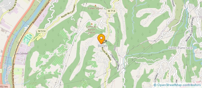 localisation de l'entreprise LA MADONE  NICE