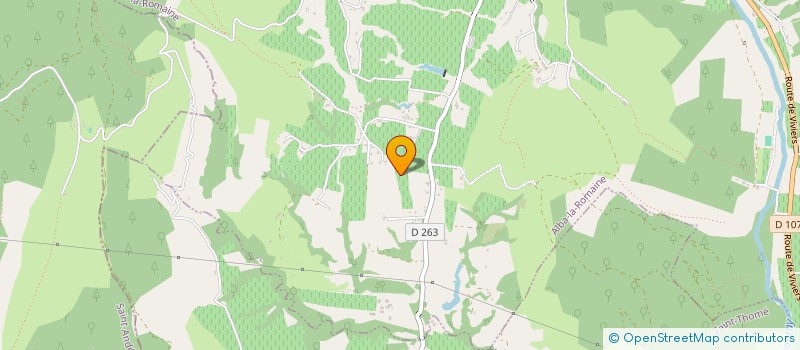 localisation de l'entreprise LA MADONE à ALBA-LA-ROMAINE
