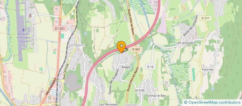 localisation de l'entreprise LA MADONE  SONNAZ