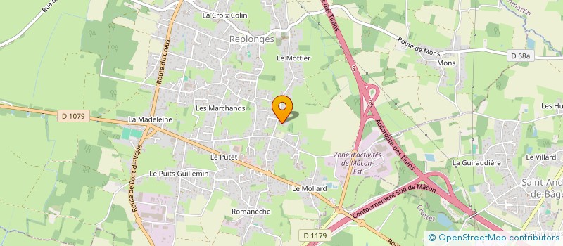 localisation de l'entreprise LA MADONE DE KIEV à REPLONGES